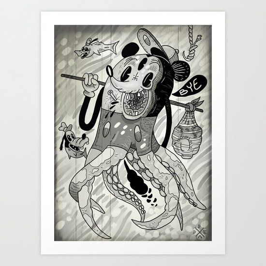 Rock Bottom Art Print