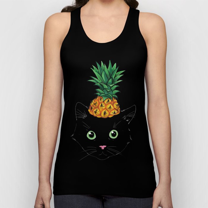 Pineapple Kitty Tank Top