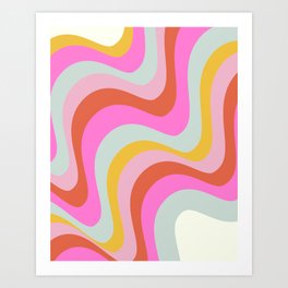 70s Abstract Candy Art Print