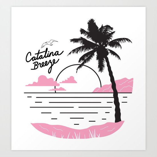 Catalina Breeze Art Print