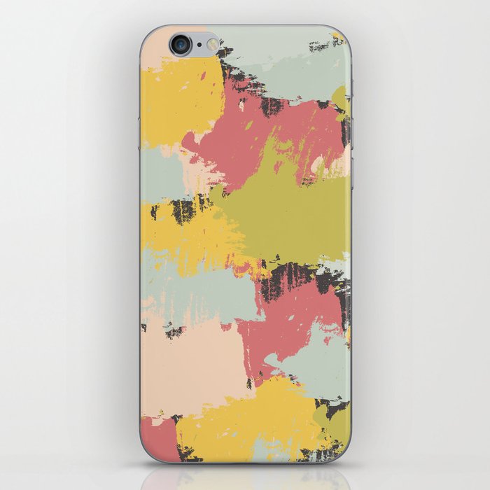 Painted Squares iPhone Skin