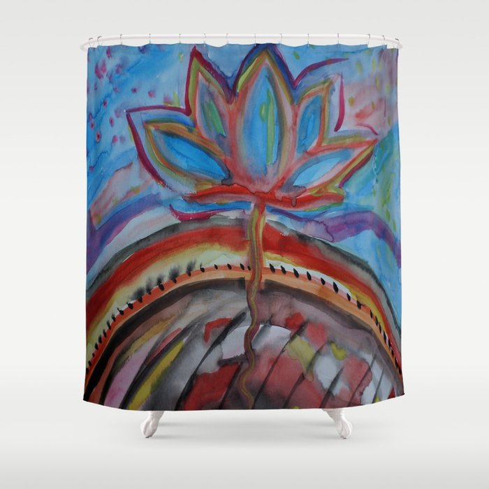 lotus Shower Curtain
