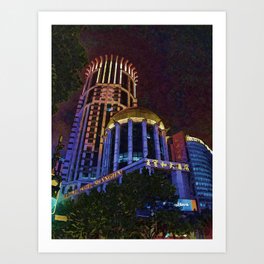 Hotel in Shanghai Art Print