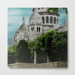 Back of Sacre Coeur. Montmartre, Paris Metal Print