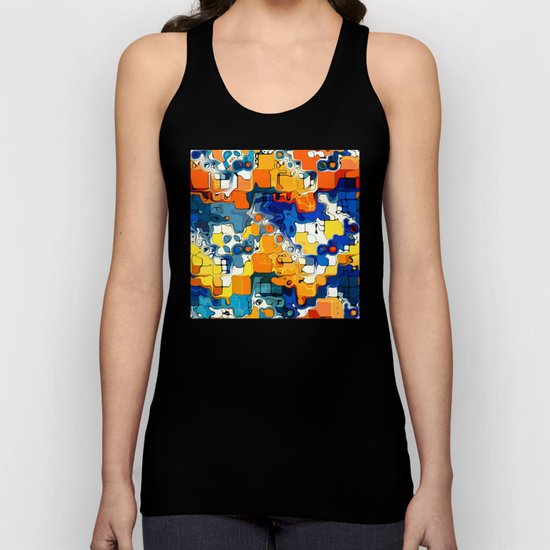Creative Colors Design Unisex Tank Top