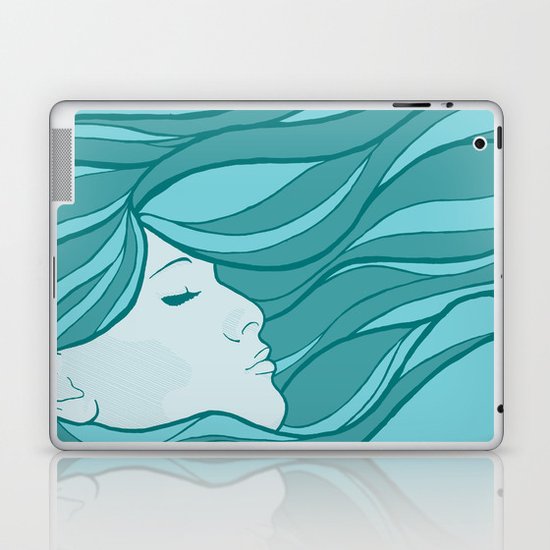 Deep Under Water Laptop & iPad Skin