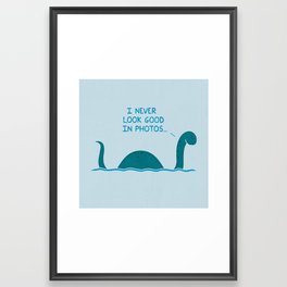 Monster Issues - Nessie  Framed Art Print