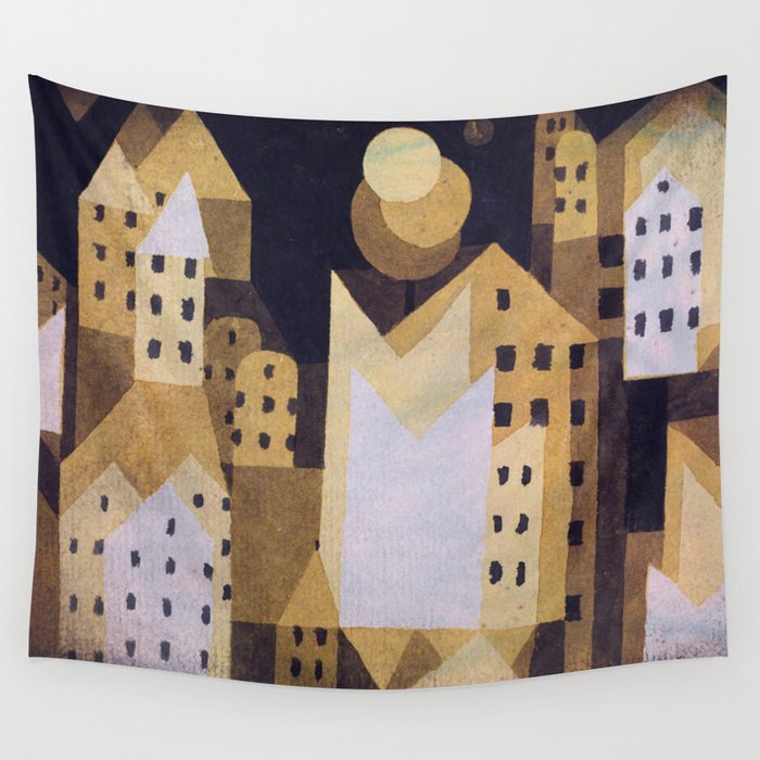 Paul Klee "Cold City" Wall Tapestry