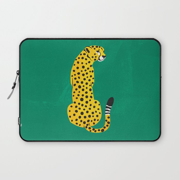 The Stare: Golden Cheetah Edition Laptop Sleeve
