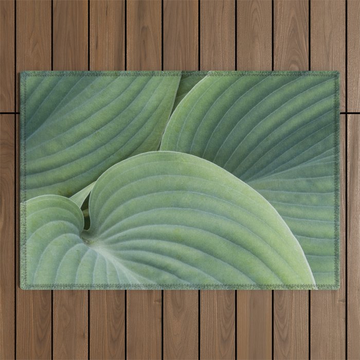 Blue Hosta Outdoor Rug