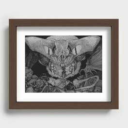 A Big Bat Recessed Framed Print