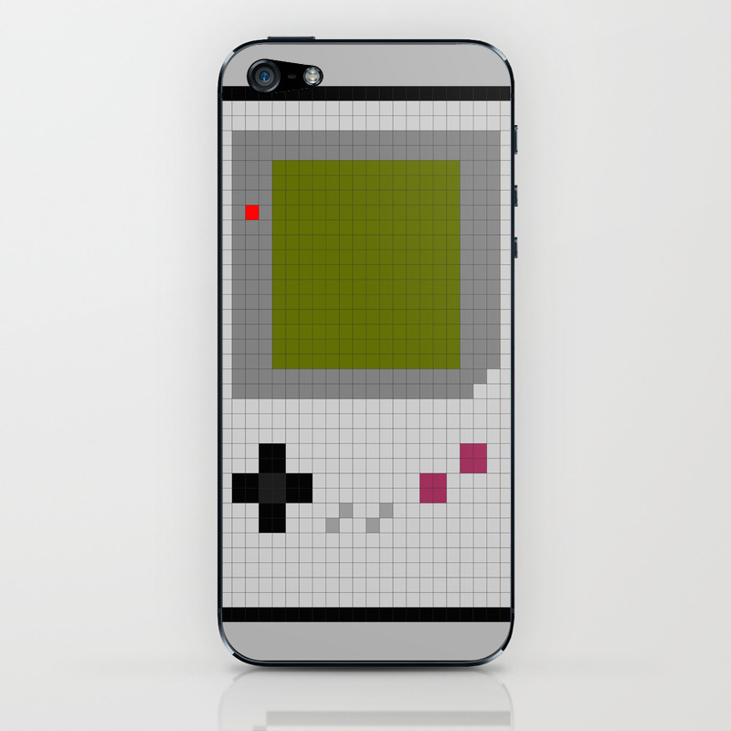 Old School Game Boy Pixel Art Iphone Skin By Jaggedgenius Society6