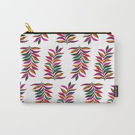 Colorful leaves Pink, orange, olive, teal palettes Carry-All Pouch