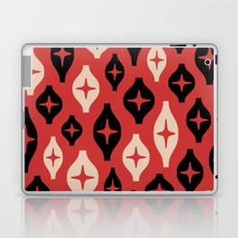 Floating Lanterns 622 Black Red and Beige Laptop Skin