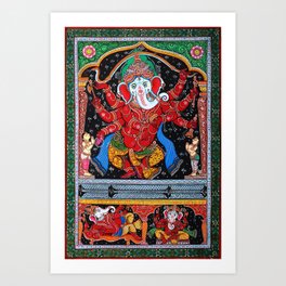 Hindu Ganesha 4 Art Print