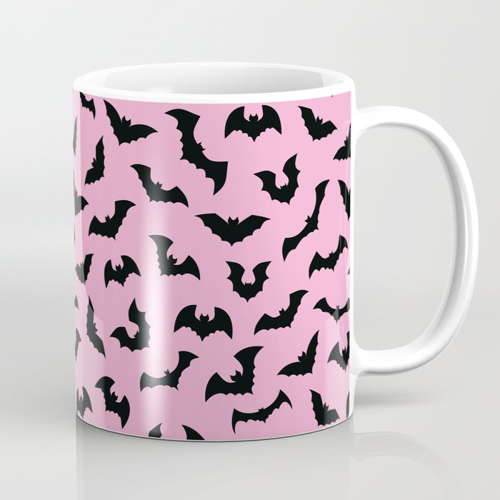 Pastel goth pink bats spooky Coffee Mug