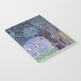Gustav Klimt - Farmhouse in Upper Austria Notebook