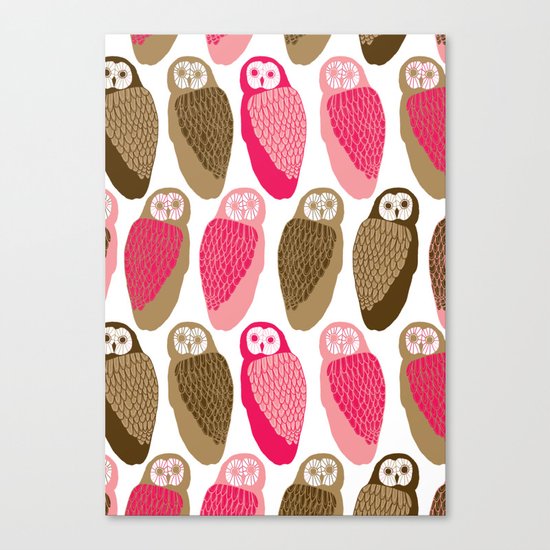 Owls Canvas Print