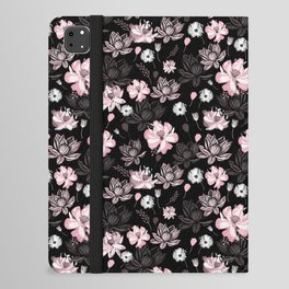 A Hand Drawn Pretty, Floral Garden iPad Folio Case