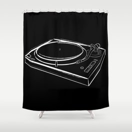 Turntable One Shower Curtain