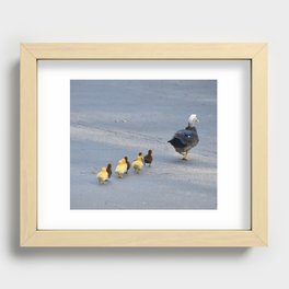 Following the Leader Recessed Framed Print