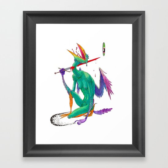 Self Sacrifice Framed Art Print