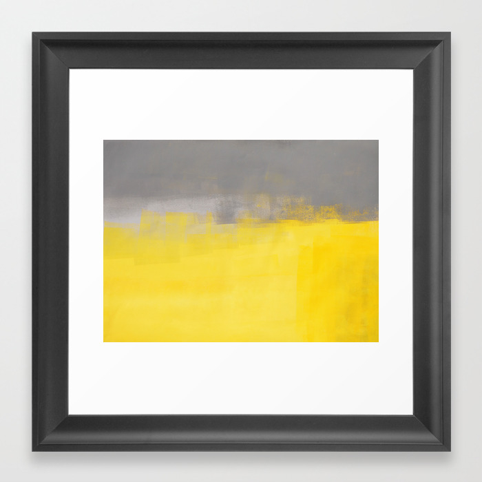A Simple Abstract Framed Art Print By T30gallery Society6