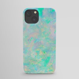 Light Blue Opal iPhone Case