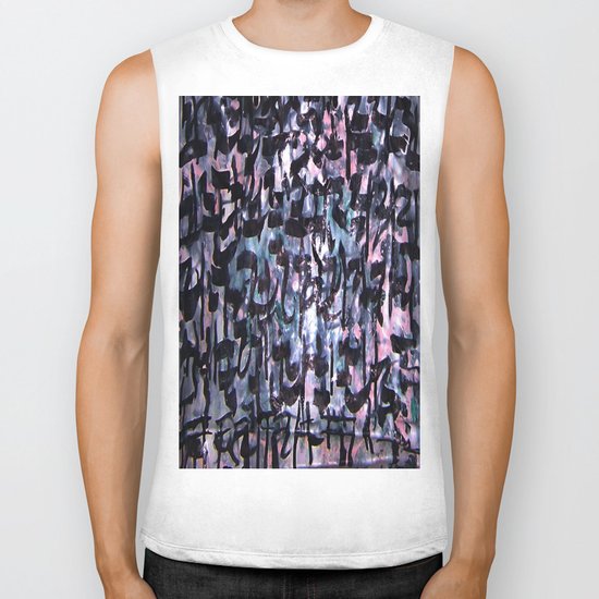 GLYPHS OF XANADU4 Biker Tank