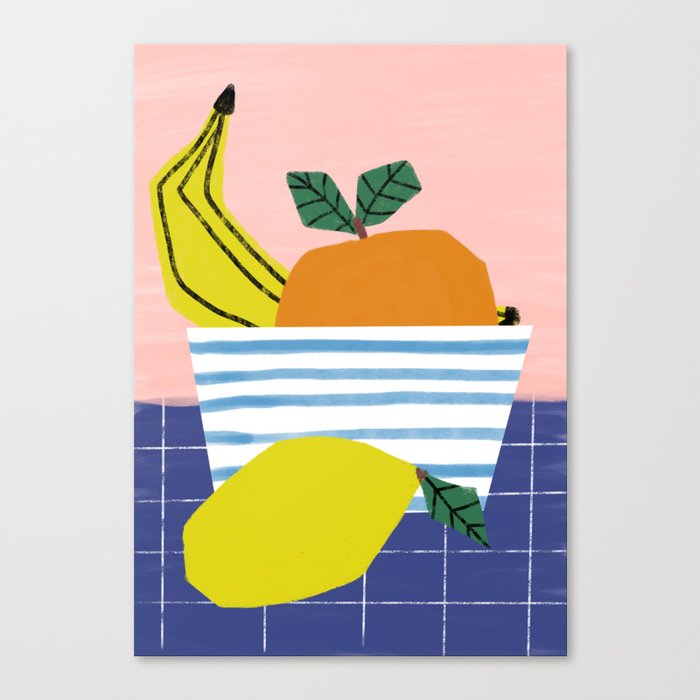 Fruit Bowl Canvas Print