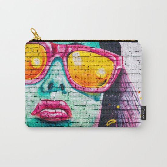 She Comes to Life (Art in Graffiti) Carry-All Pouch