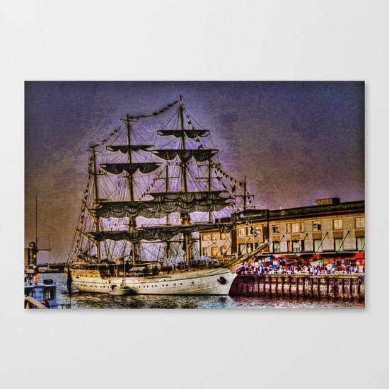 Tall Ship "Mircea" Canvas Print