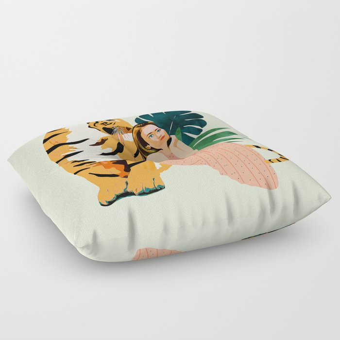 Tiger Spirit Floor Pillow