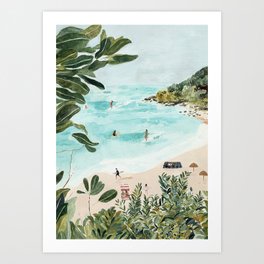 Sunny Beach Art Print