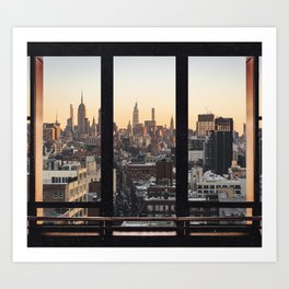 New York City Window VII Art Print