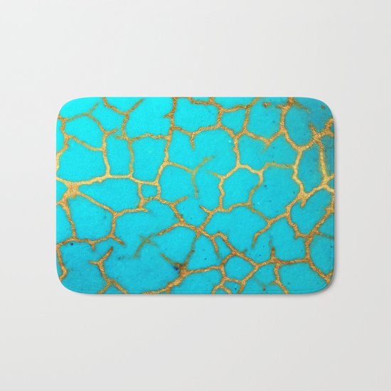 Turquoise Stone Bath Mat