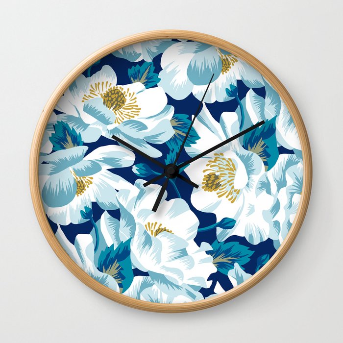 Mount Cook Lily (Night) Wall Clock