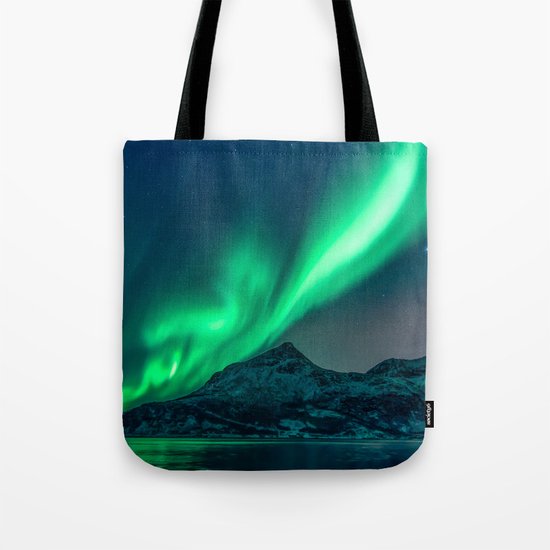 Aurora Borealis (Northern Lights) Tote Bag