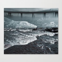 incoming storm Canvas Print