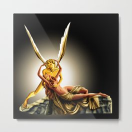 CUPID AND PSYCHE Metal Print