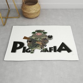 Pig Mafia Area & Throw Rug