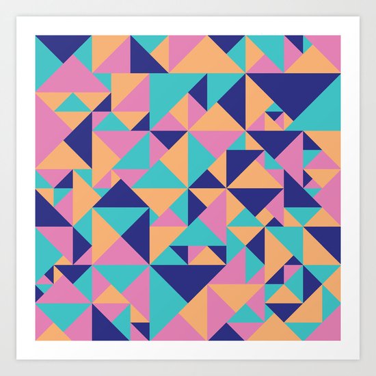 Triangular Art Print
