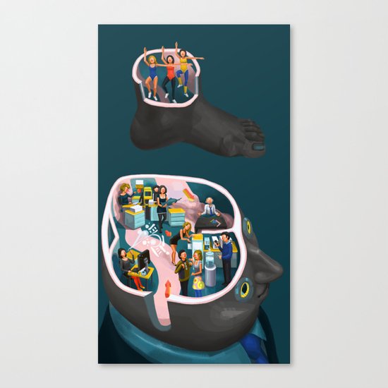 buero Canvas Print