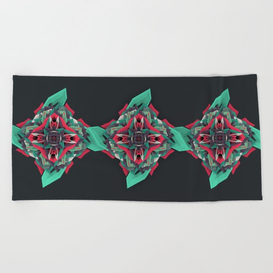 Calaabachti Truth Flower Beach Towel