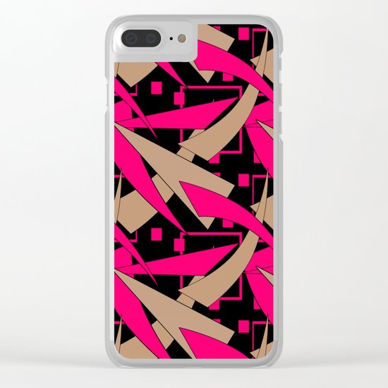 Creative abstract pattern . Geometric shapes .4 Clear iPhone Case