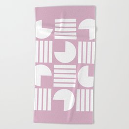 Classic geometric minimal composition 23 Beach Towel
