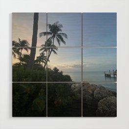 The Palm Trees Wood Wall Art