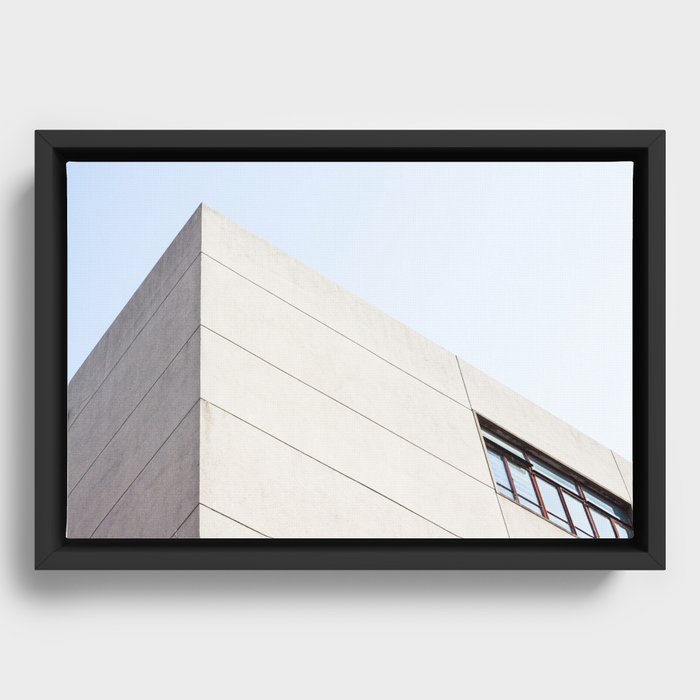 Abstract architecture photography Framed Canvas