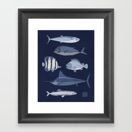 Under the sea Framed Art Print