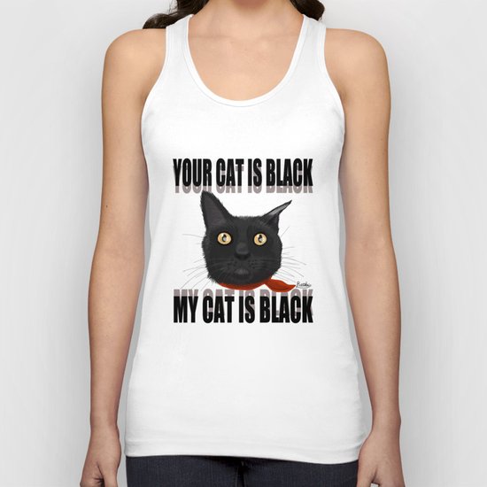 Your cat, my cat Unisex Tank Top